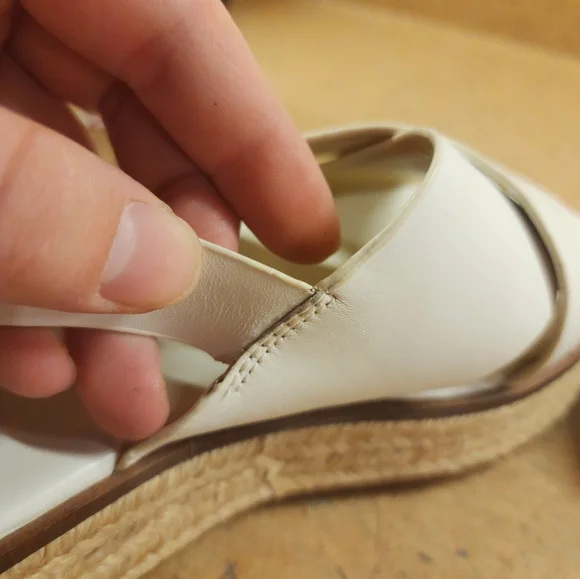 Michael Kors Meryl Criss Cross Espadrille Platform Women SZ 8M - Picture 8 of 14